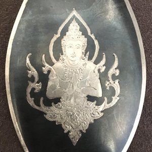 Money Clip Antique Sterling Silver Alex & Co Siam